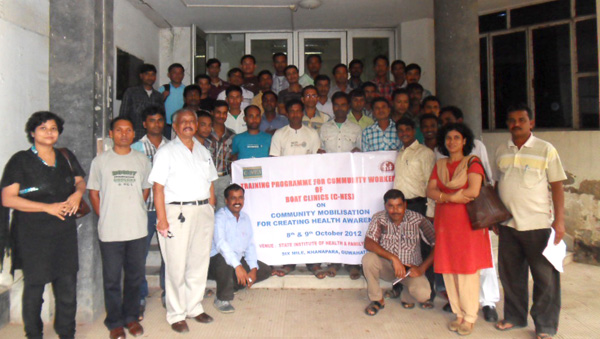 Group photograph during C-NES’ Community Workers training