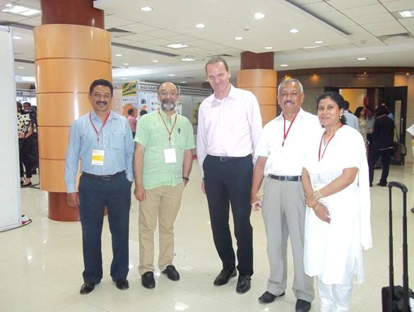 (From left) Programme Manager Ashok Rao, Managing Trustee Sanjoy Hazarika, World Bank India Country Director Onno Ruhl, CEO Dr Dipankar Das and Communications Officer Bhaswati Goswami at the award event 