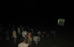 Camp at Kachikata and screening organised at Kerker