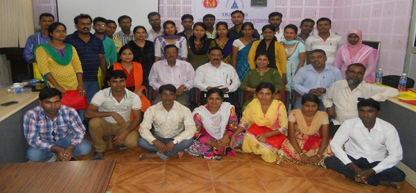 A group shot of the participants with members from the regional C-NES office, Guwahati