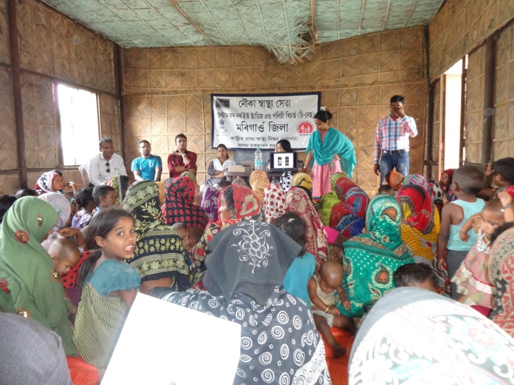 At Morigaon district the training conducted at Bhangkoura Char L.P school where Chandana Borah (SA&FPC) and the Dietician, NHM were the resource persons
