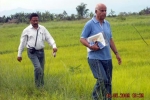 C-NES\' Programme Manager,Ashok Rao, following Mr Chaman Lal to Siyung Shree sapori near Sokia in Dhemaji district to attend a health camp.