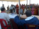 Meeting with the villagers at Sarikholia sapori