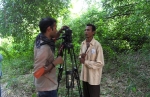 A patient being interviewed at Ulupam sapori, Majuli, Jorhat