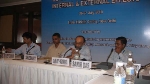 Advisory Council member, Dileep Chandan (left), Dr. Sanjeeb Kakoty of IIM Shillong and Dr. Samir Das of Calcutta university at the workshop listen to the Managing Trustee, Sanjoy Hazarika.