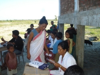 Health camp in progress at Laika Sapori in Tinsukia