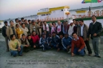 A happy C-NES team poses with the Aiyars and Mr Hazarika with the SB â€œShahnazâ€ at the background at Dib on 27Dec, 2007.             