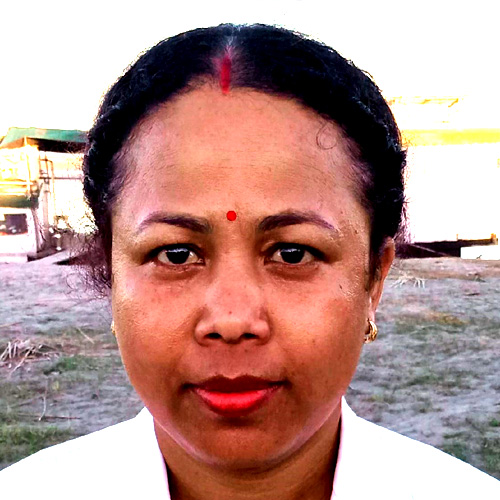 Mallika Pegu,ANM Dibrugarh boat clinic