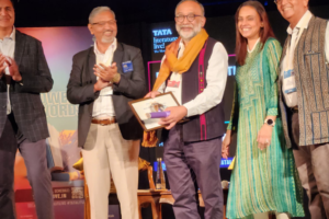 Renowned Journalist And Rights Activist Sanjoy Hazarika Honored With Rotary Writing For Peace Award At Tata Literature Live! The Mumbai Litfest